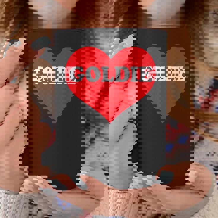 I Heart Goldie I Love Goldie カスタマイズ可 コーヒーマグ 面白い贈り物