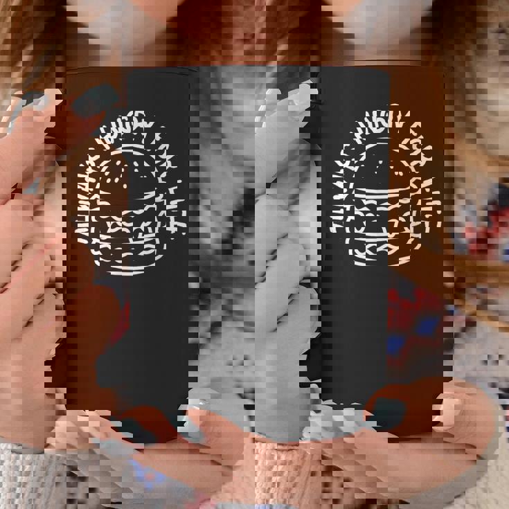 Hungry For Life 賢いハンバーガーデザイン コーヒーマグ 面白い贈り物