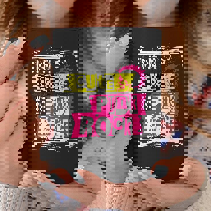 I'm Not Cute I'm Punk Rock パンクロッカー用 コーヒーマグ 面白い贈り物