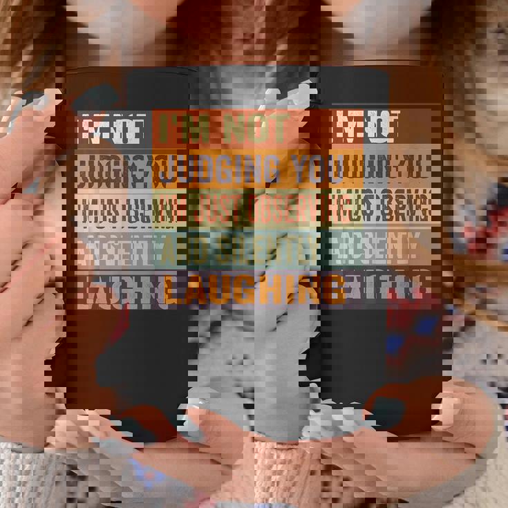 I'm Not Judging You I'm Just Observing Andilently コーヒーマグ 面白い贈り物