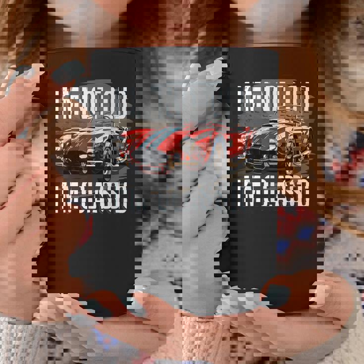 I'm Not Old I'm Classic レトロ フォード シェルビー コブラ マッスルカー コーヒーマグ 面白い贈り物