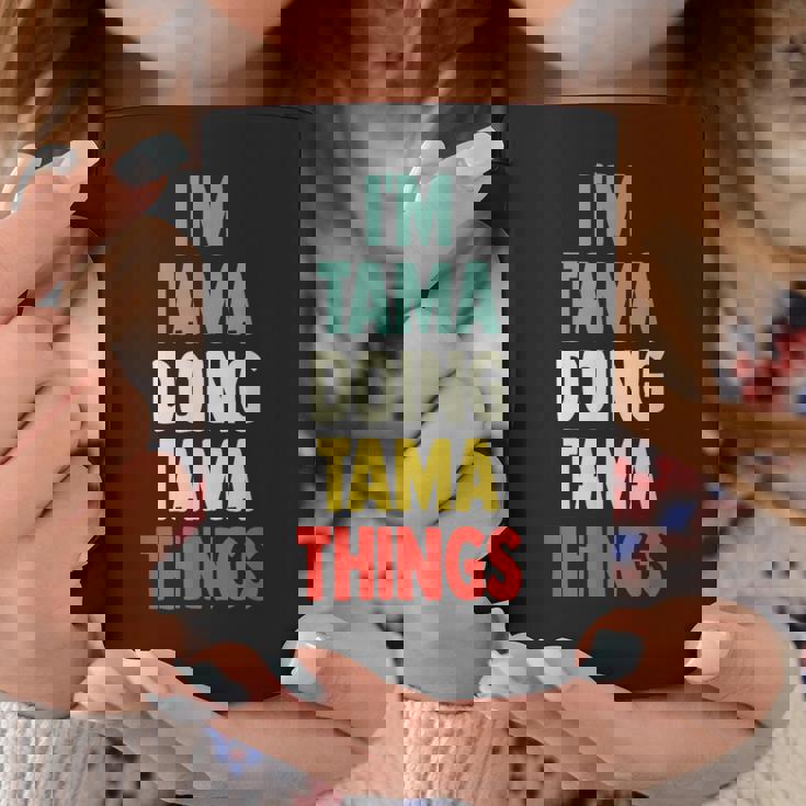 I'm Tama Doing Tama Things 楽しい名前入りタマ コーヒーマグ 面白い贈り物