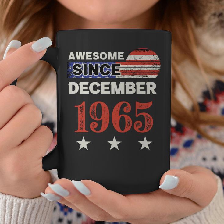 Impresionante Banderaintage De Estados Unidos Desde 1965 De Diciembre De 1965 Manga Larga Taza de café Regalos divertidos