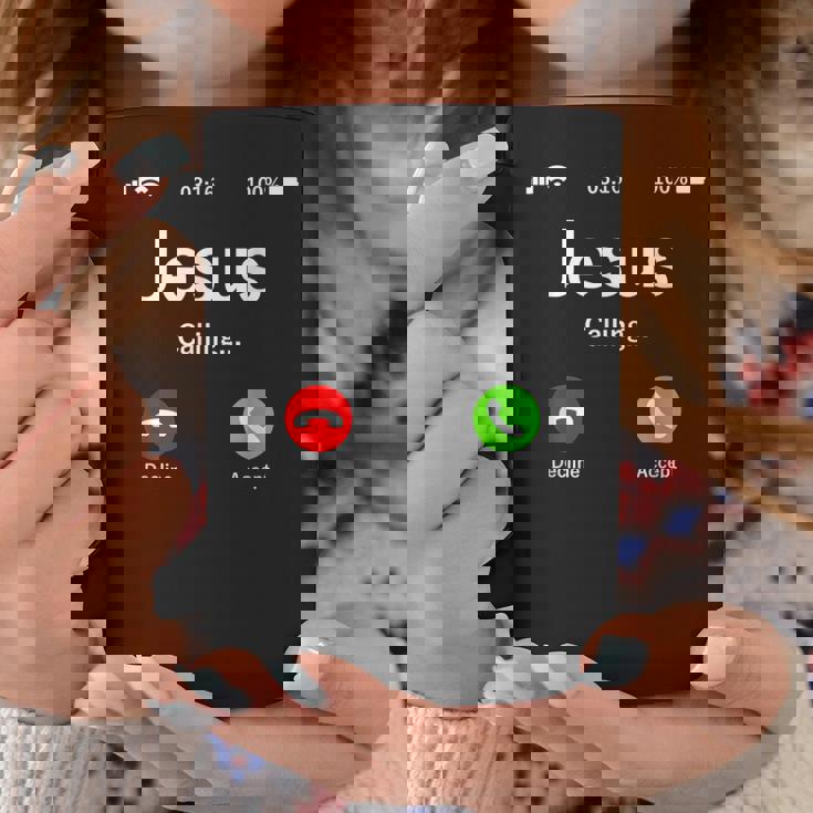 Jesus Is Calling 面白いイエスキリストギフト コーヒーマグ 面白い贈り物