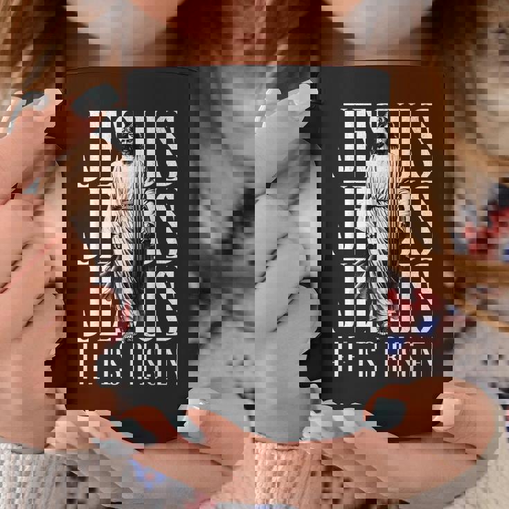 Jesus He Is Risen クリスチャン 復活 救世主 信仰 イースター コーヒーマグ 面白い贈り物