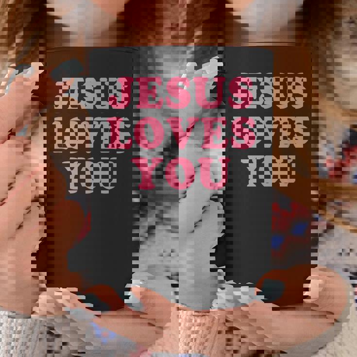 Jesus Loves You Christian Faith コーヒーマグ 面白い贈り物