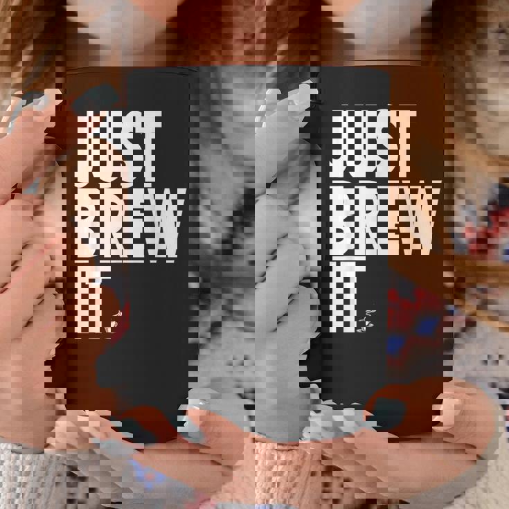 Just Brew It おもしろコーヒーシャツ コーヒーマグ 面白い贈り物
