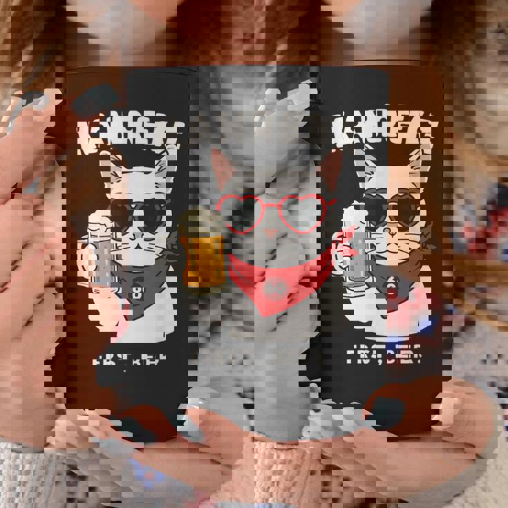 Kanreki 還暦 60歳 記念 猫 サングラス ビール 大人のユーモア コーヒーマグ 面白い贈り物