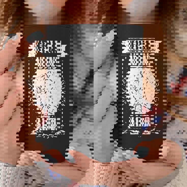 Keep Calm And Dance 面白い社交ダンスa 社交ダンサー コーヒーマグ 面白い贈り物