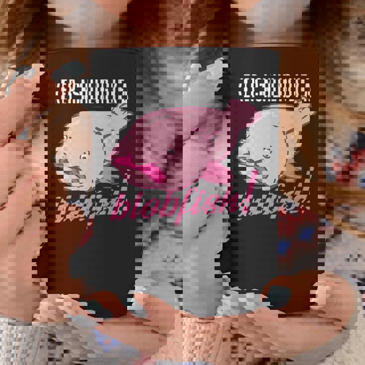 Keepmiling Like A Blobfish デザイン ブログフィッシュファン向け コーヒーマグ 面白い贈り物