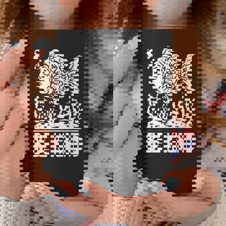 Be Kind Fish 学校教師の初日おめでとう コーヒーマグ 面白い贈り物