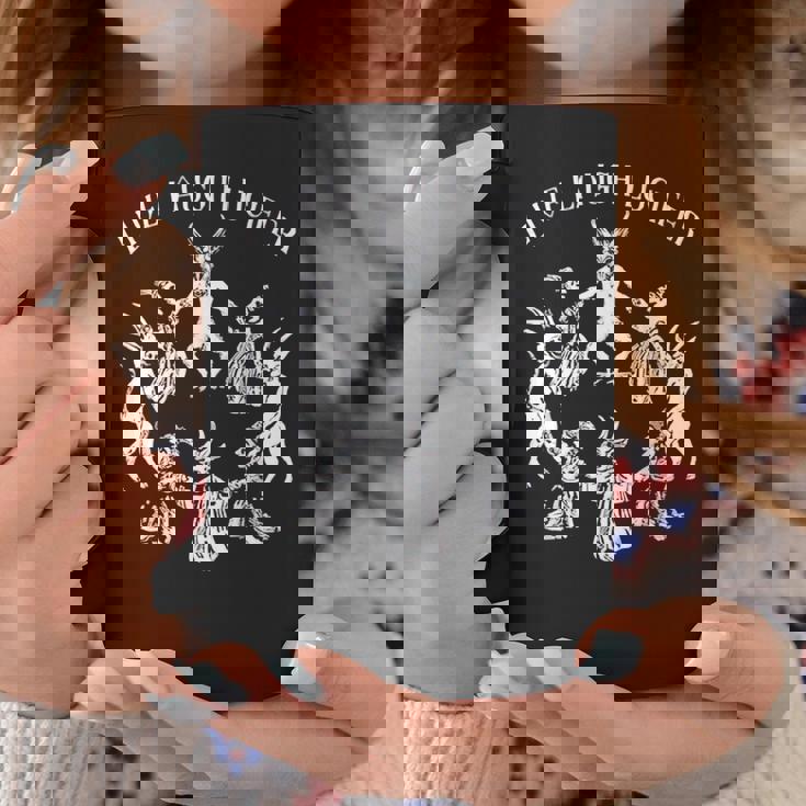 Live Laugh Lucifer ホラー サタン 悪魔 悪魔 悪魔 ヤギ コーヒーマグ 面白い贈り物