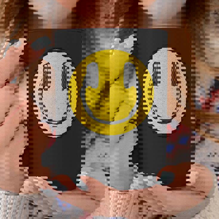 Love The 90年代レトロビンテージヘッドホン スマイルグランジミュージックdj コーヒーマグ 面白い贈り物