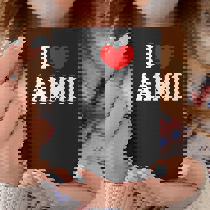 I Love Ami 私は愛する Ami コーヒーマグ 面白い贈り物