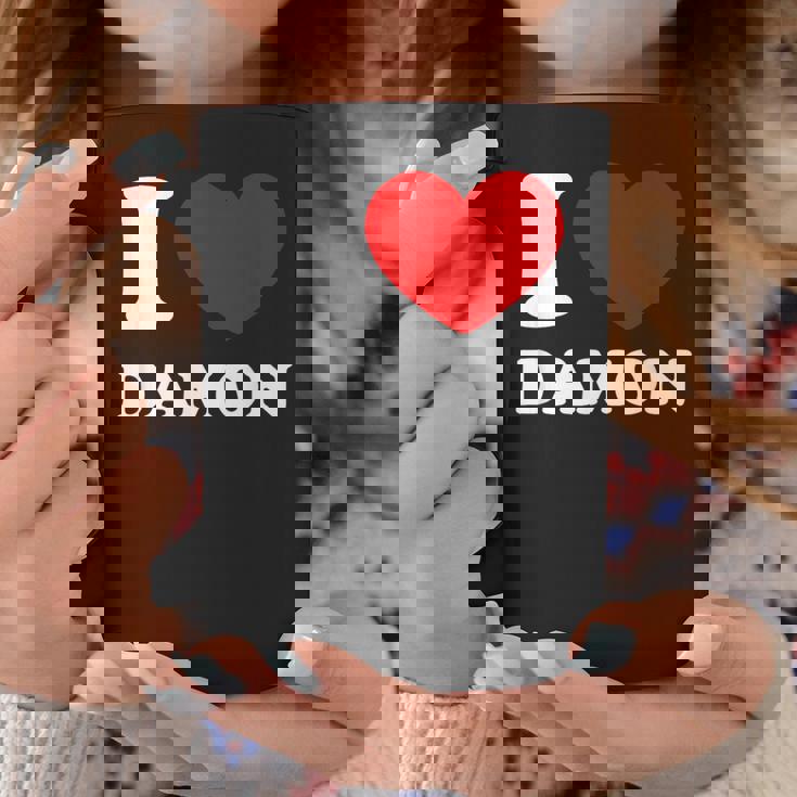I Love Damon I Heart Damon 面白い名前 Damon コーヒーマグ 面白い贈り物