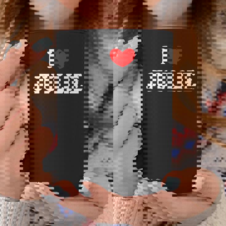 I Love Julie 私は愛する Julie コーヒーマグ 面白い贈り物