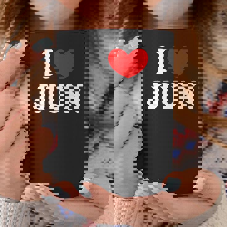 I Love Jun 私は愛する Jun コーヒーマグ 面白い贈り物