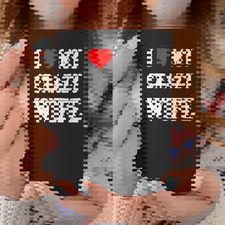 I Love My Crazy Wife コーヒーマグ 面白い贈り物