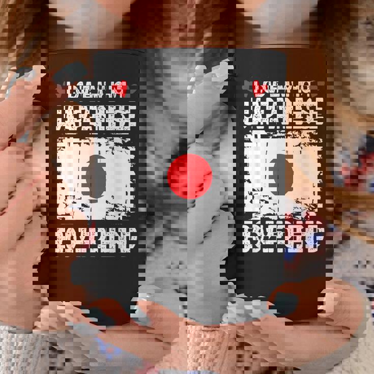 I Love My Hot Japanese Boyfriend Couple Japan Flag コーヒーマグ 面白い贈り物