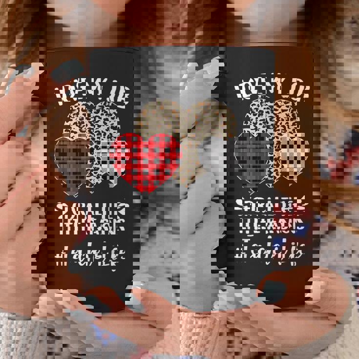 I Love My Job For All The Little Reasons バレンタインハート コーヒーマグ 面白い贈り物