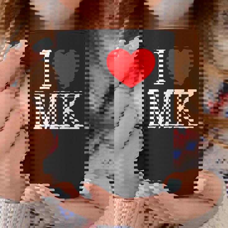 I Love ハート Mk コーヒーマグ 面白い贈り物