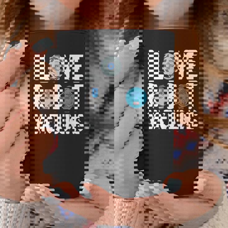 I Love ロボット掃除機 ロボット・フーバー ロボット・フーバー コーヒーマグ 面白い贈り物