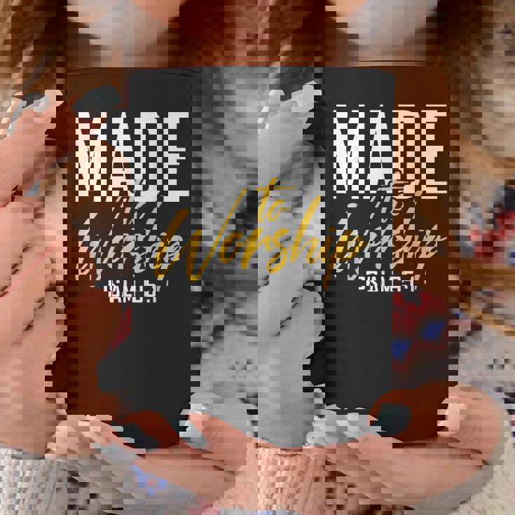 Made To Worship シャツ 礼拝用シャツ メンズ&レディース 神様 コーヒーマグ 面白い贈り物