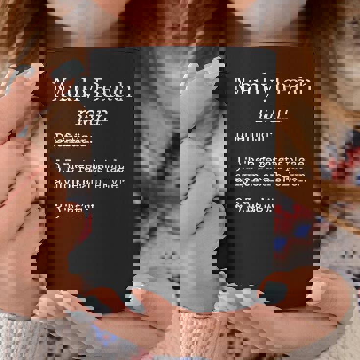 Manly Beachのお土産面白い偽の定義のデザイン コーヒーマグ 面白い贈り物