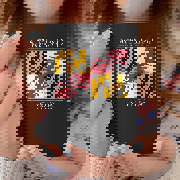 Maryland Flag 7Th Ustate 1788 Maryland Native コーヒーマグ 面白い贈り物