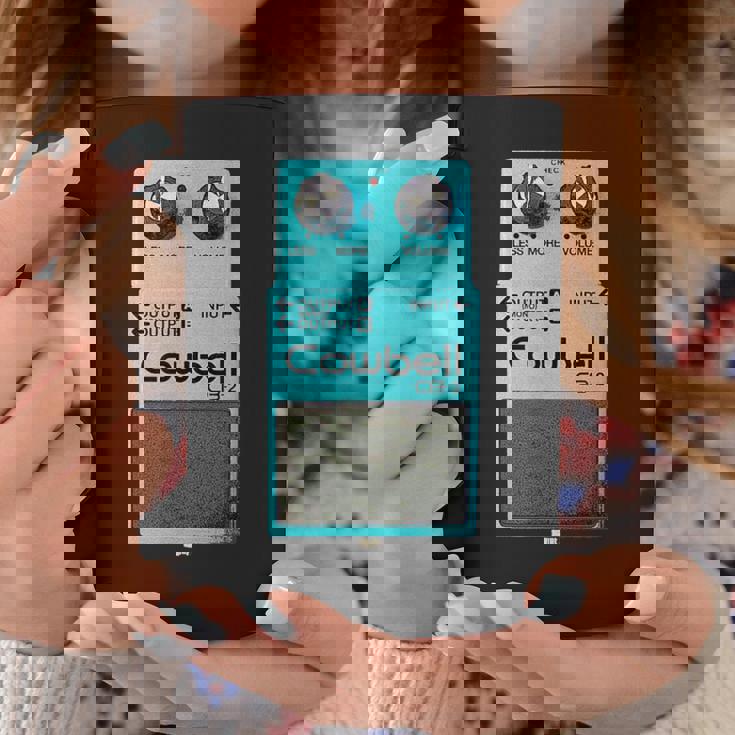 Mehr Cowbell ミュージシャン ミーム パロディ ギターペダル コーヒーマグ 面白い贈り物