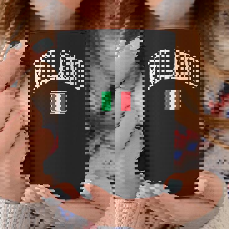 Milano Italia Flag Of Italy Classic コーヒーマグ 面白い贈り物