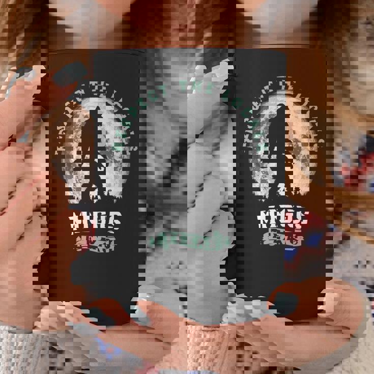 Mingus Texas Bigfoot Night Walk Retro Moon 長袖tシャツ コーヒーマグ 面白い贈り物