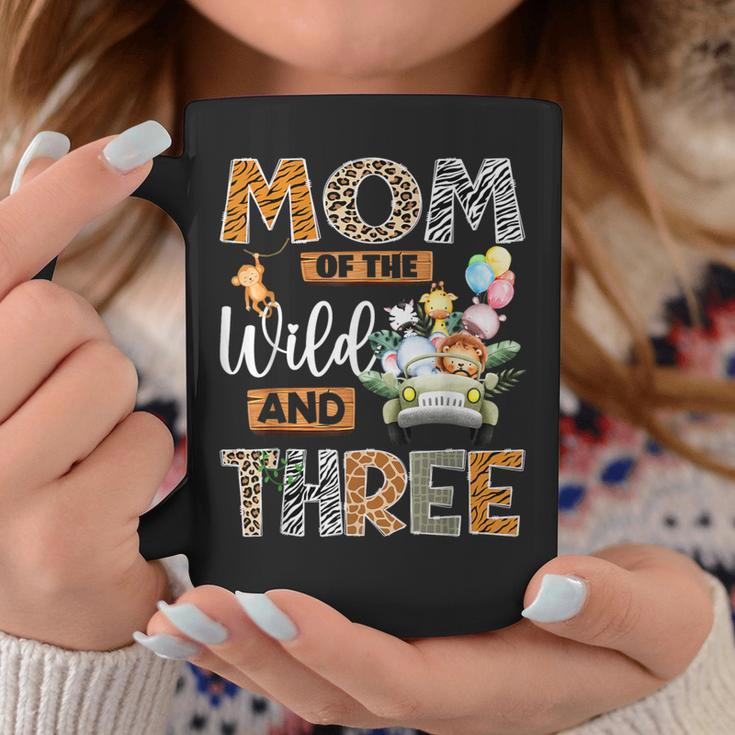 Mom Of The Wild And Three 3Rd Birthday Boy Safari Truck Coffee Mug Unique Gifts