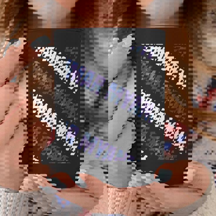 Myanmarカモ柄パープルカモフラージュ コーヒーマグ 面白い贈り物