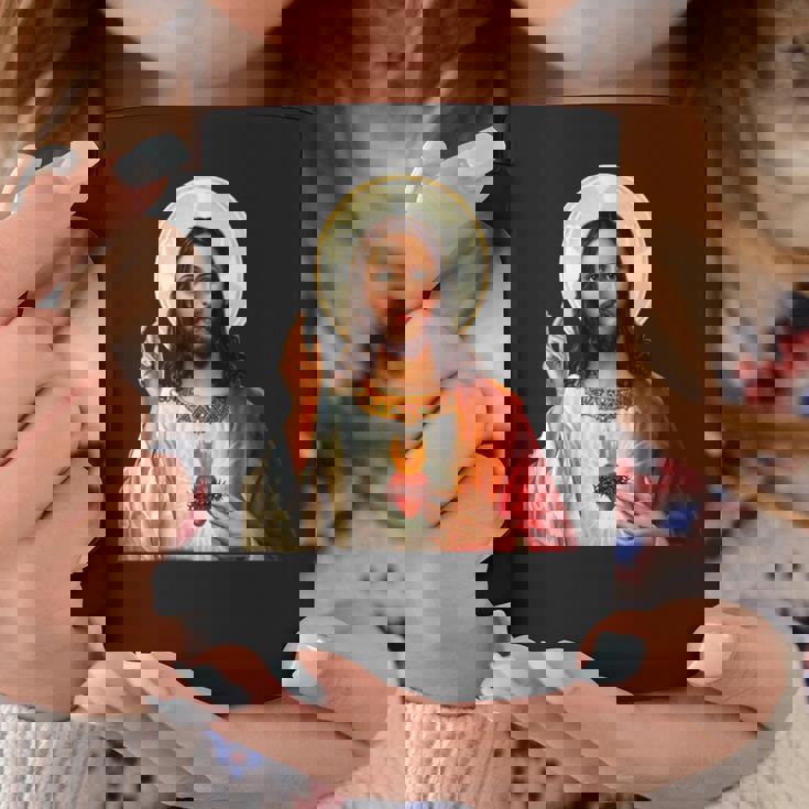 Myuperhero Is Jesus、Faith Love Godシャツ コーヒーマグ 面白い贈り物