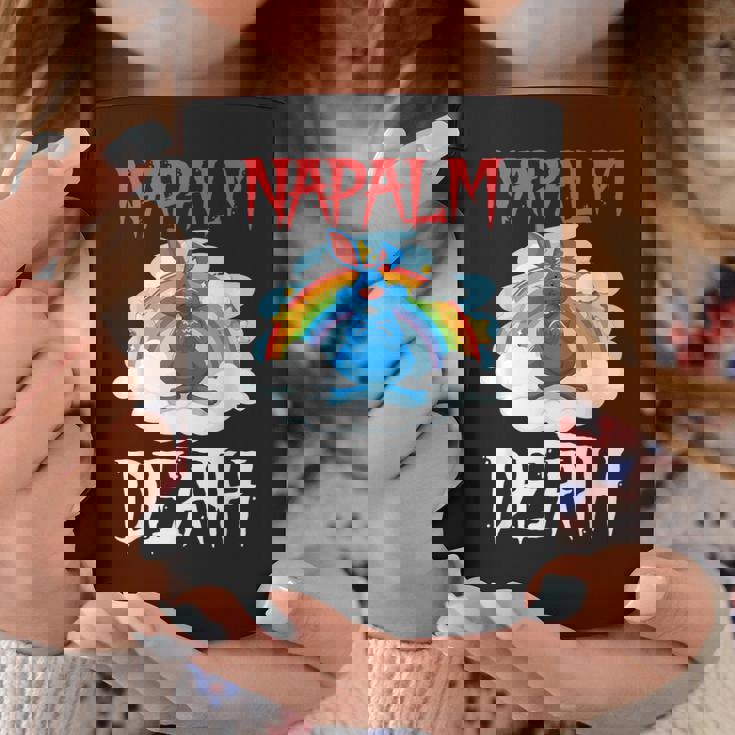 Napalm Death Rainbow Bunny ピンク ナパーム デスラビット コーヒーマグ 面白い贈り物