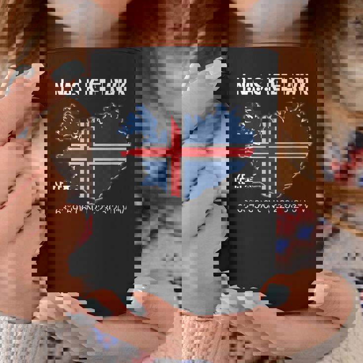 Nas Keflavik アイスランド コーヒーマグ 面白い贈り物