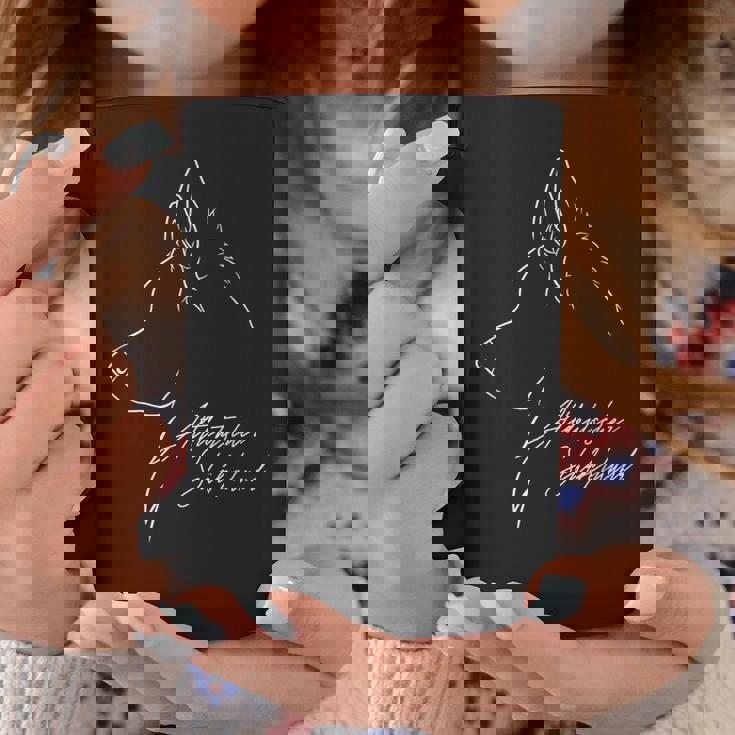 Old Germanhepherd Dog Profile ドッグブリードドッグ コーヒーマグ 面白い贈り物