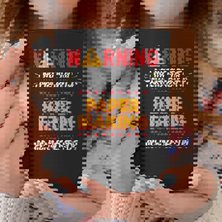 Paper Making Crafter Homemade Joke Graphic Coffee Mug Unique Gifts