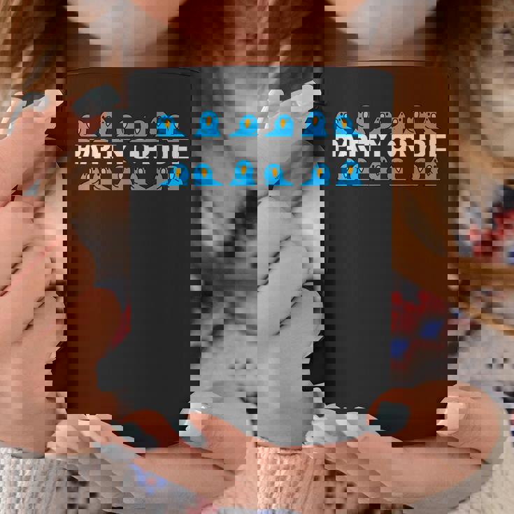 Party Or Die Party Parrot キュート オタク クール アート ギフト コーヒーマグ 面白い贈り物