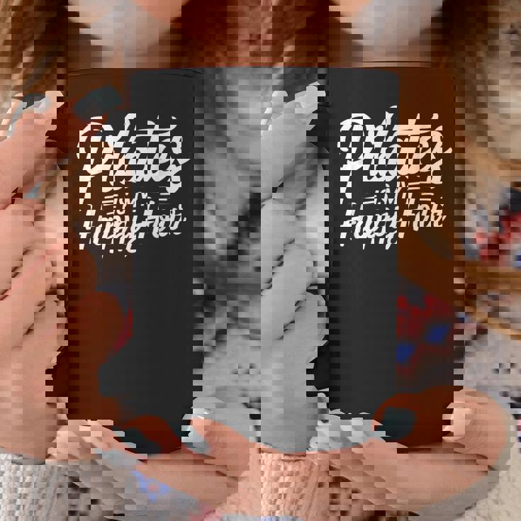 Pilates Is My Happy Hour For Instructors コーヒーマグ 面白い贈り物