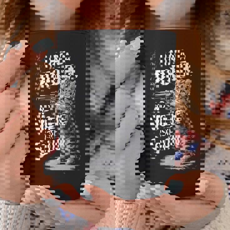 Problem Cat I Have A Problem Edgy Cat コーヒーマグ 面白い贈り物