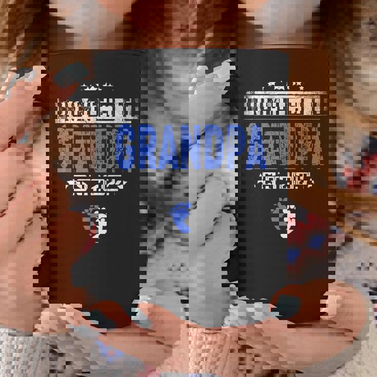 メンズ Promoted To Grandpa Est 2027 Dad コーヒーマグ 面白い贈り物