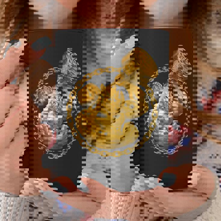 Rhino Beast ワークアウト ゴールド フィットネス ジム 動物 筋肉 ダンベル コーヒーマグ 面白い贈り物