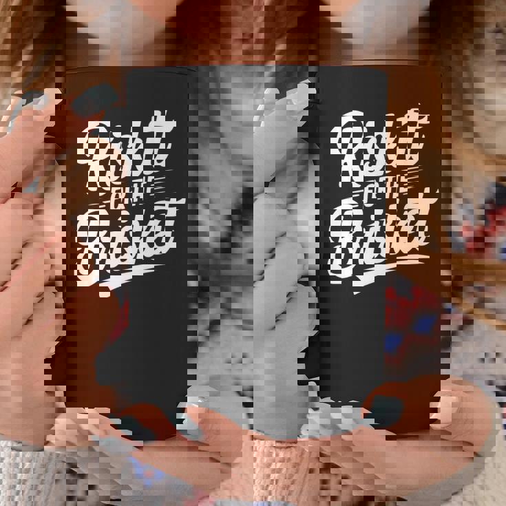 Risk It For The Brisket Bbqジョーク 長袖tシャツ コーヒーマグ 面白い贈り物