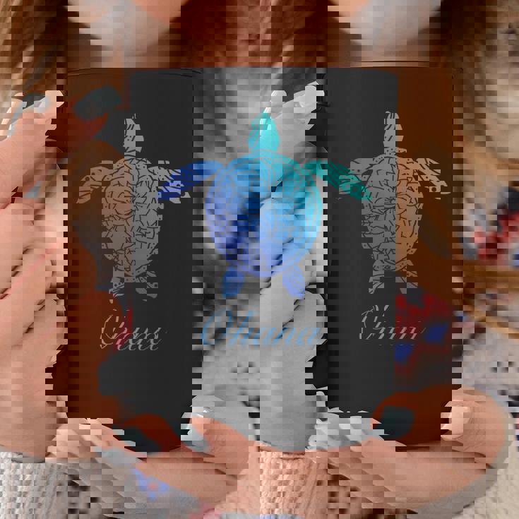 Save The Hawaii ウミガメ ハワイアン ブルー トライバル 亀 ホヌ 長袖tシャツ コーヒーマグ 面白い贈り物