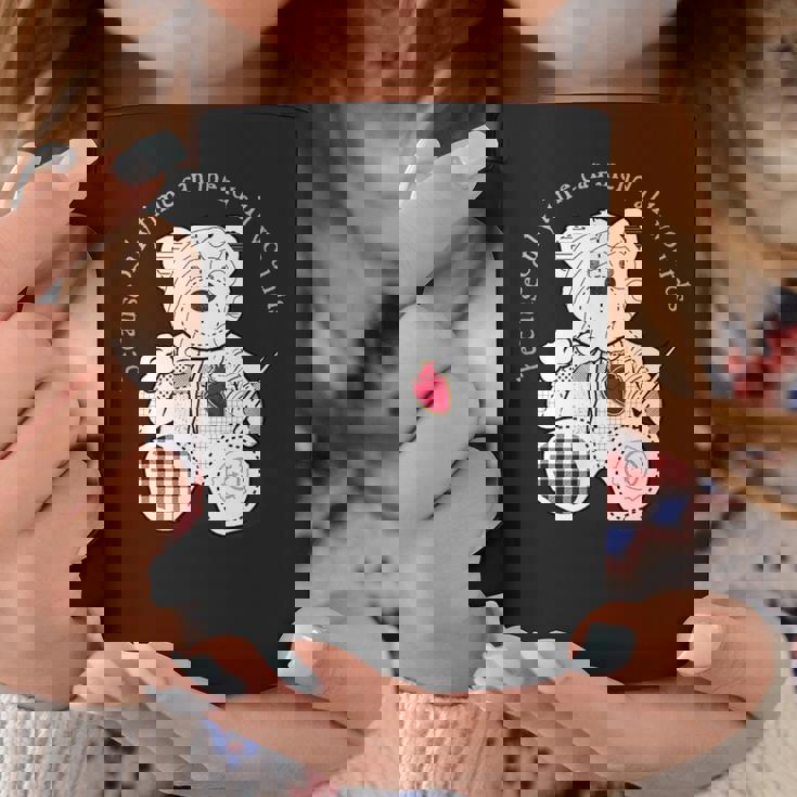 Scp-2295 The Bear With A Heart Of Patchworkcp コーヒーマグ 面白い贈り物