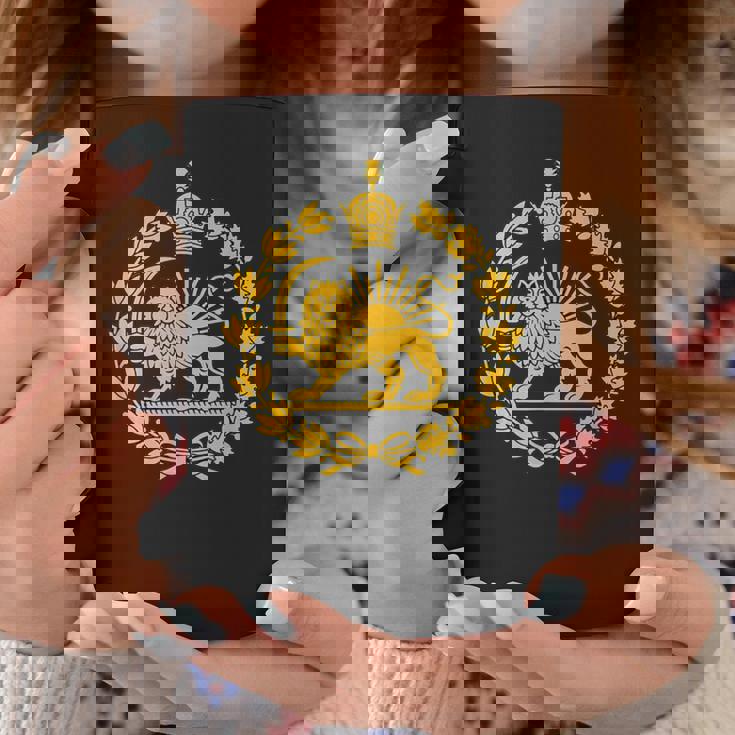 Shir O Khorshid Iran Pahlavi ライオンと太陽 コーヒーマグ 面白い贈り物