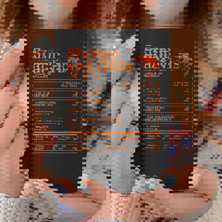 Shrimp And Grits Nutrition Facts Label Calories Protein Food コーヒーマグ 面白い贈り物