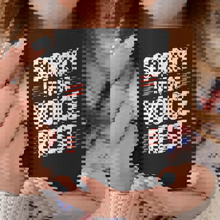 Sorry I'm Onoice Rest ボーカル合唱団の歌手休憩 コーヒーマグ 面白い贈り物